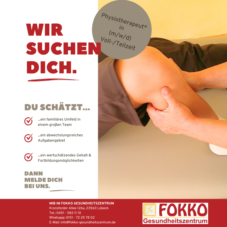 Wir suchen Physiotherapeut (m/w/d)
